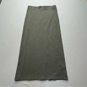 Wild Fable Midi Pencil Skirt Women's Medium Green Stretchy Fall Cozy